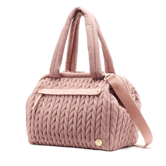 HAPP Brand Paige Carryall Dusty Rose Diaper Bag - Picture 2 of 15